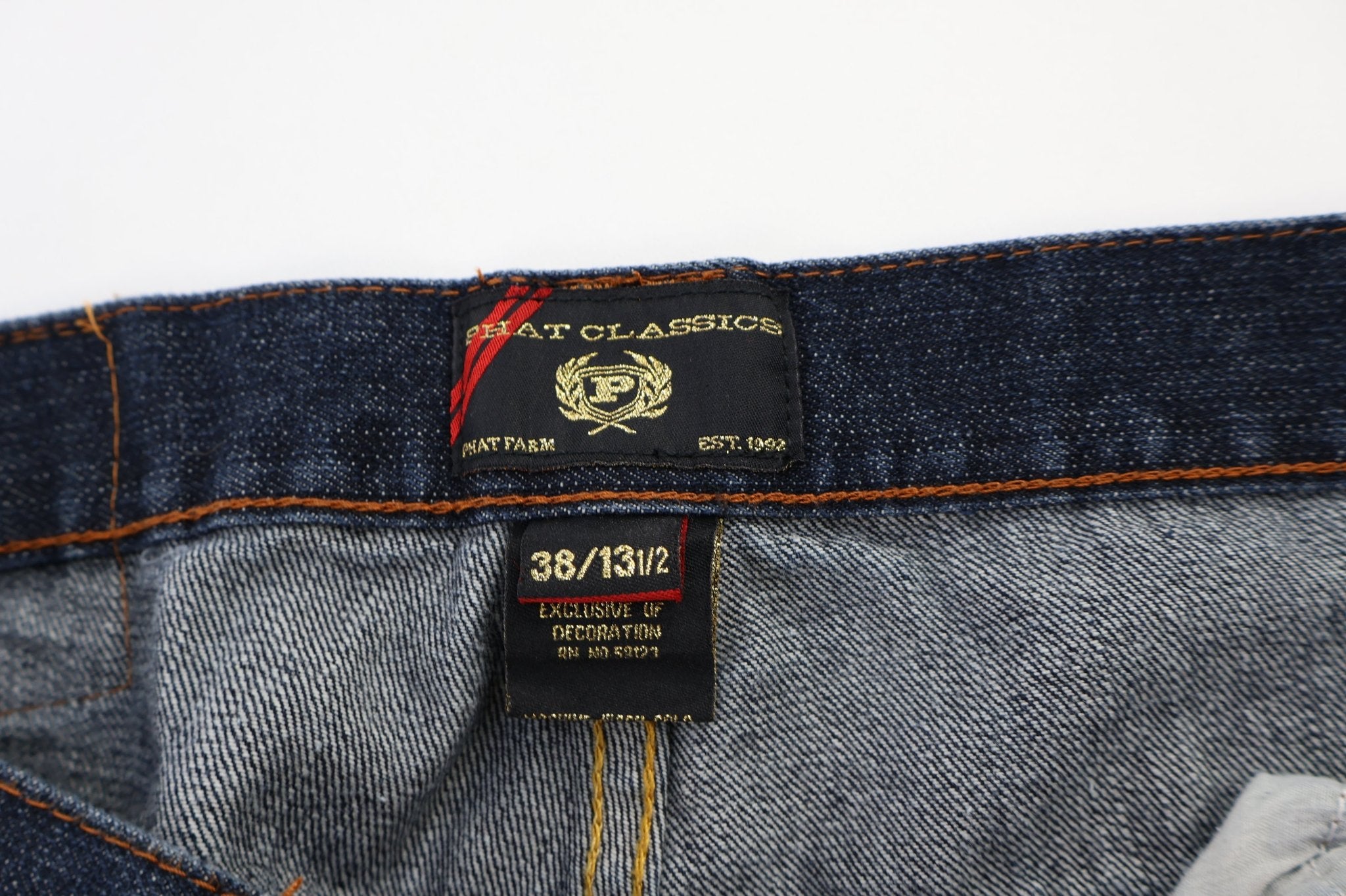 Phat Classics Dark Wash Denim Shorts - Pants/Shorts - Thrifted Threads