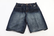 Phat Classics Dark Wash Denim Shorts - Pants/Shorts - Thrifted Threads