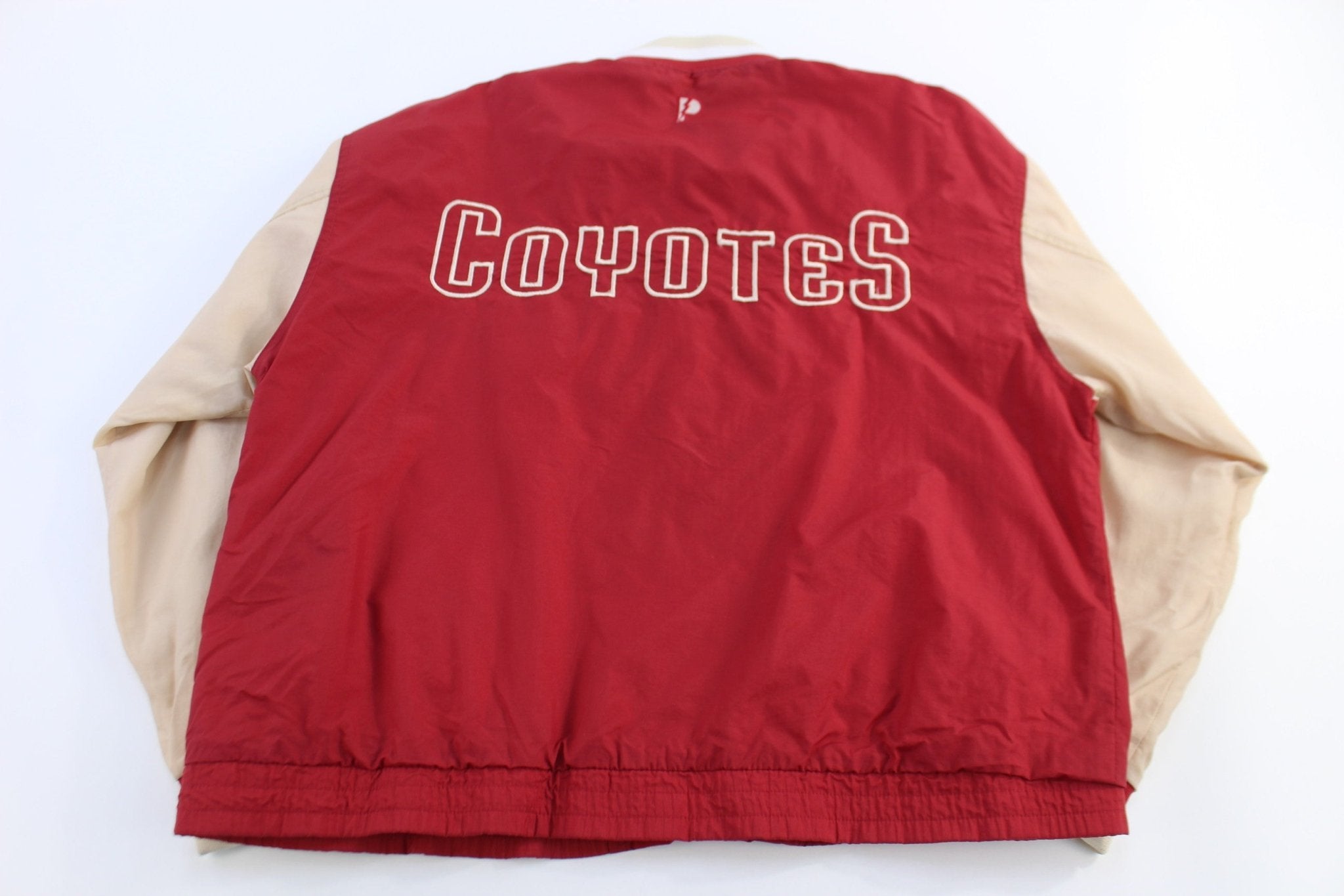 Phoenix Coyotes Hockey Full Snap Windbreaker - Jacket - Thrifted Threads