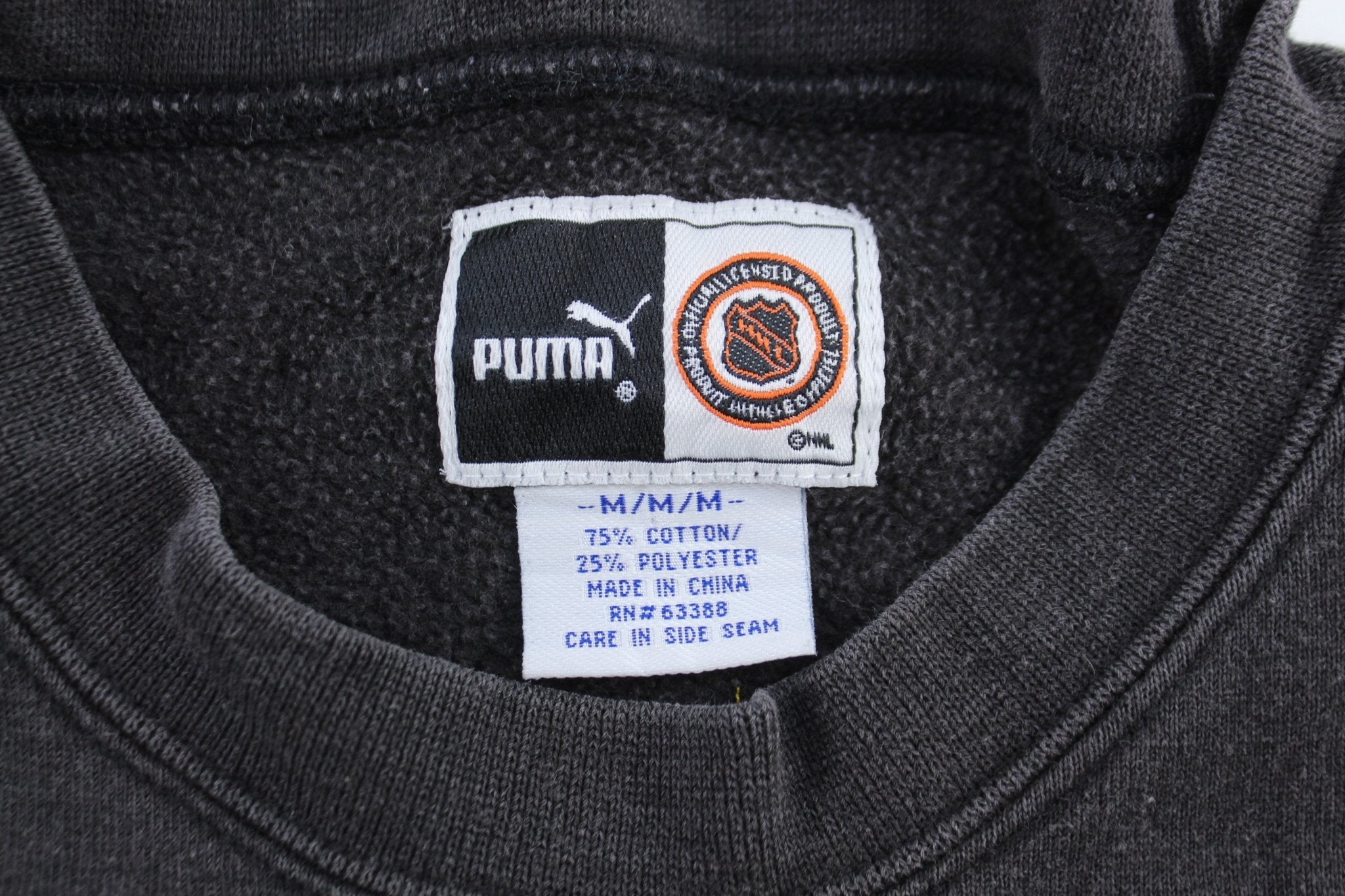 Pittsburgh Penguins Ice Hockey Embroidered Puma Sweatshirt - ThriftedThreads.com