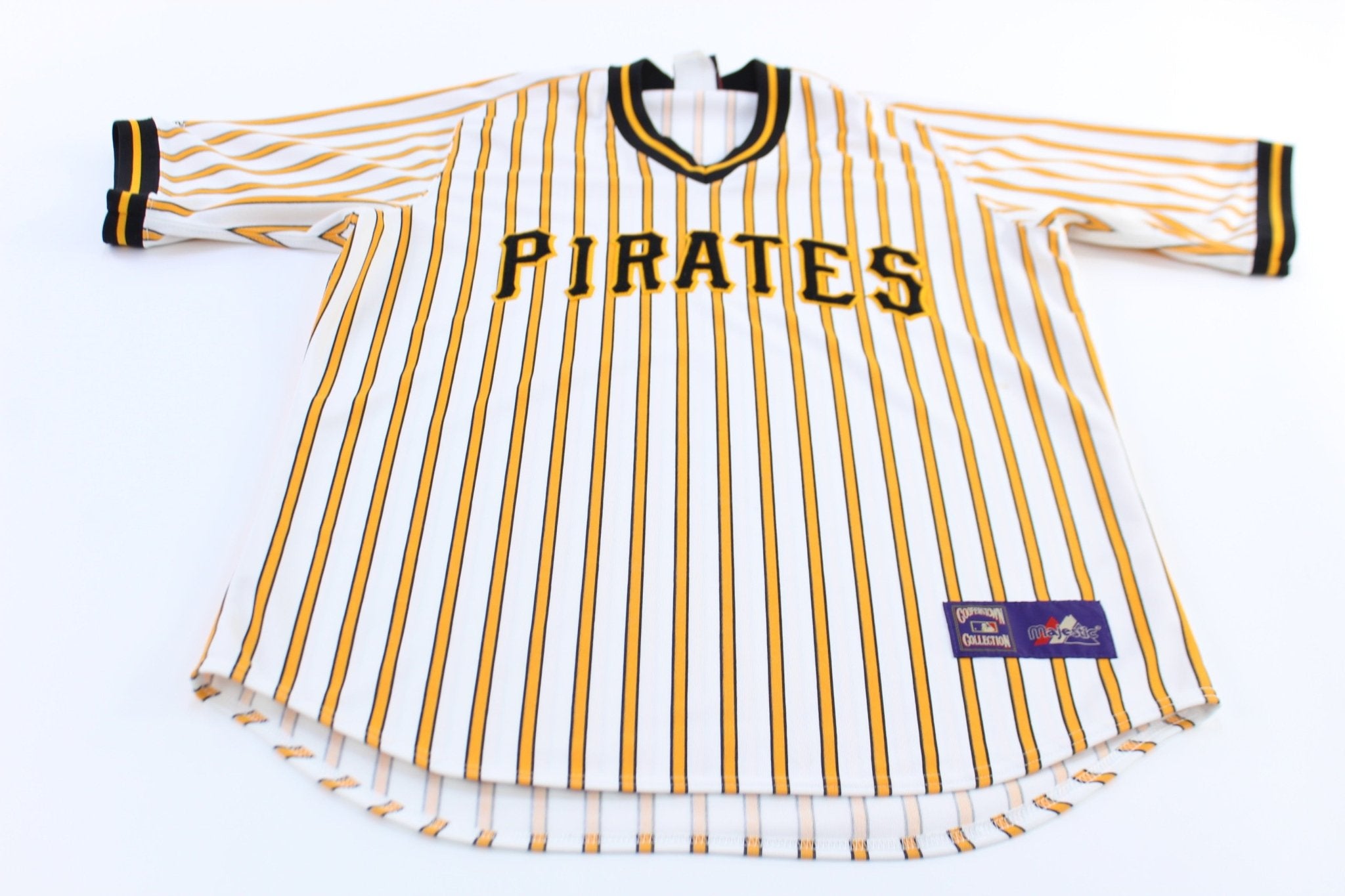 Pittsburgh Pirates Embroidered Cooperstown Collection Baseball Jersey - ThriftedThreads.com