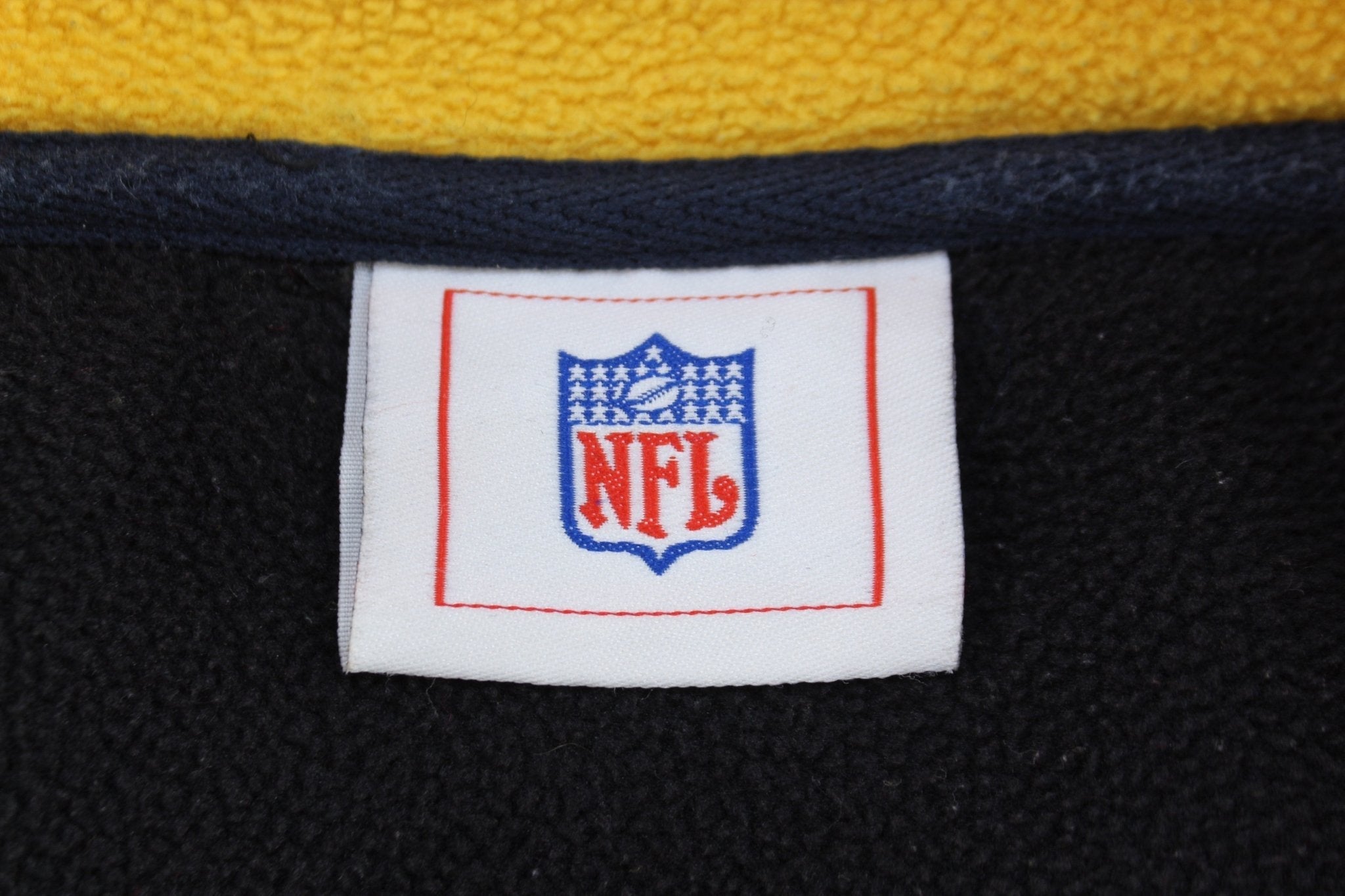 Pittsburgh Steelers Football Embroidered Fleece Pullover - Jackets - Thrifted Threads