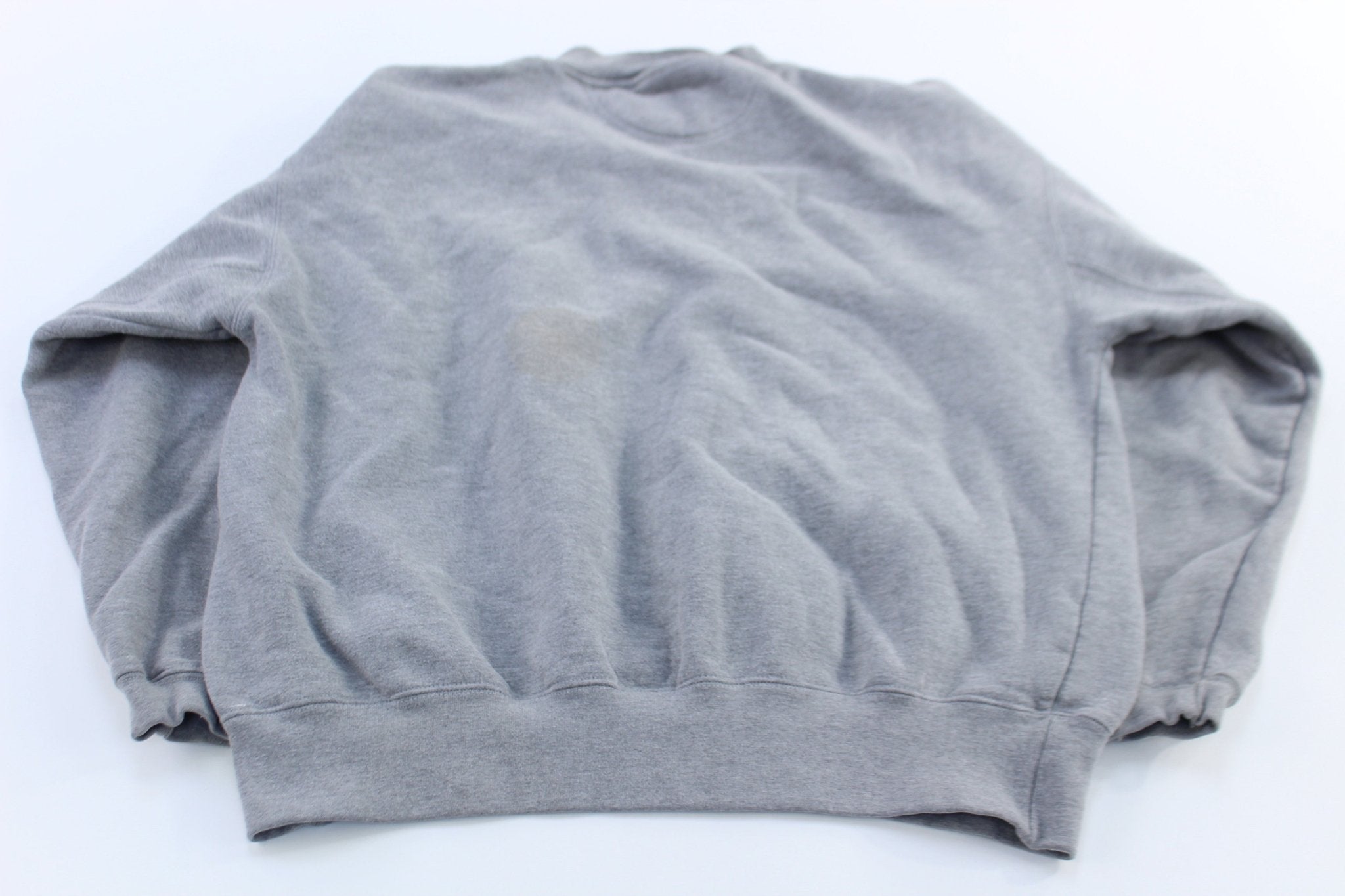 Pittsburgh Steelers Football Embroidered Grey Reebok Sweatshirt - ThriftedThreads.com