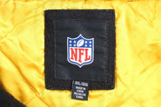 Pittsburgh Steelers Football Embroidered Leather Varsity Jacket - Jackets - Thrifted Threads