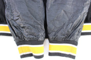 Pittsburgh Steelers Football Embroidered Leather Varsity Jacket - Jackets - Thrifted Threads