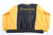 Pittsburgh Steelers Football Embroidered Windbreaker Pullover - Sweatshirt - Thrifted Threads