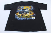 Pittsburgh Steelers Football Graphic T-Shirt - T-Shirts - Thrifted Threads