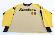 Pittsburgh Steelers Football Jerome Bettis 36 LS T-Shirt - ThriftedThreads.com
