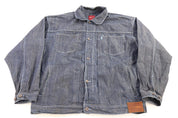 Platinum Fubu Dark Wash Denim Jacket - Jacket - Thrifted Threads