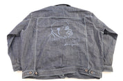 Platinum Fubu Dark Wash Denim Jacket - Jacket - Thrifted Threads
