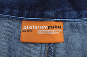 Platinum Fubu Dark Wash Denim Shorts - ThriftedThreads.com
