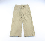 Polo by Ralph Lauren Beige leather suede Pants - ThriftedThreads.com