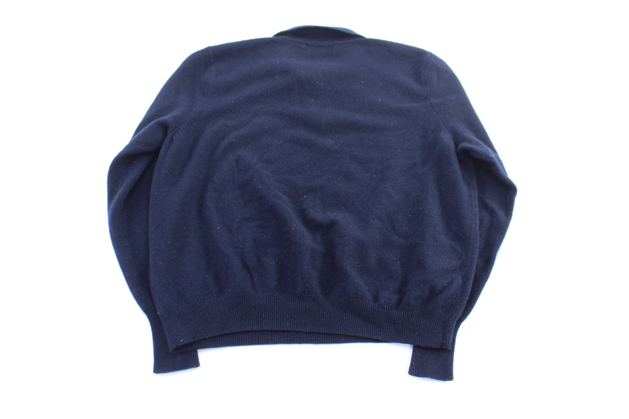Polo by Ralph Lauren Blue Lambswool Sweater - ThriftedThreads.com