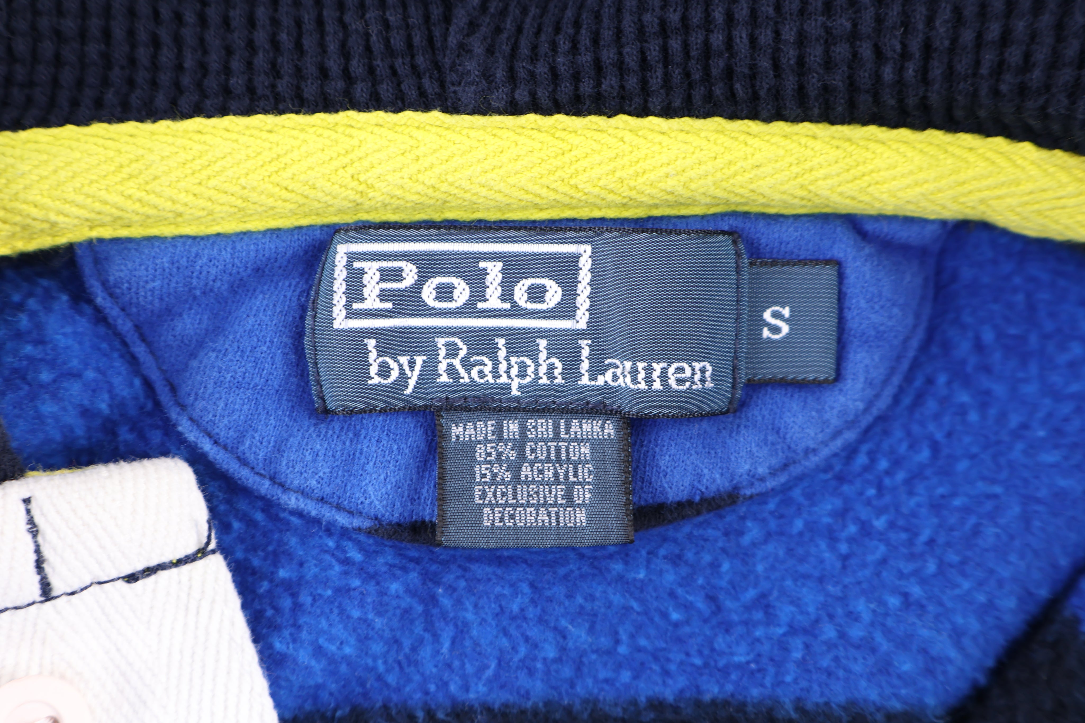 Polo by Ralph Lauren Blue Striped Pullover Hoodie - Sweater - Thrifted Threads
