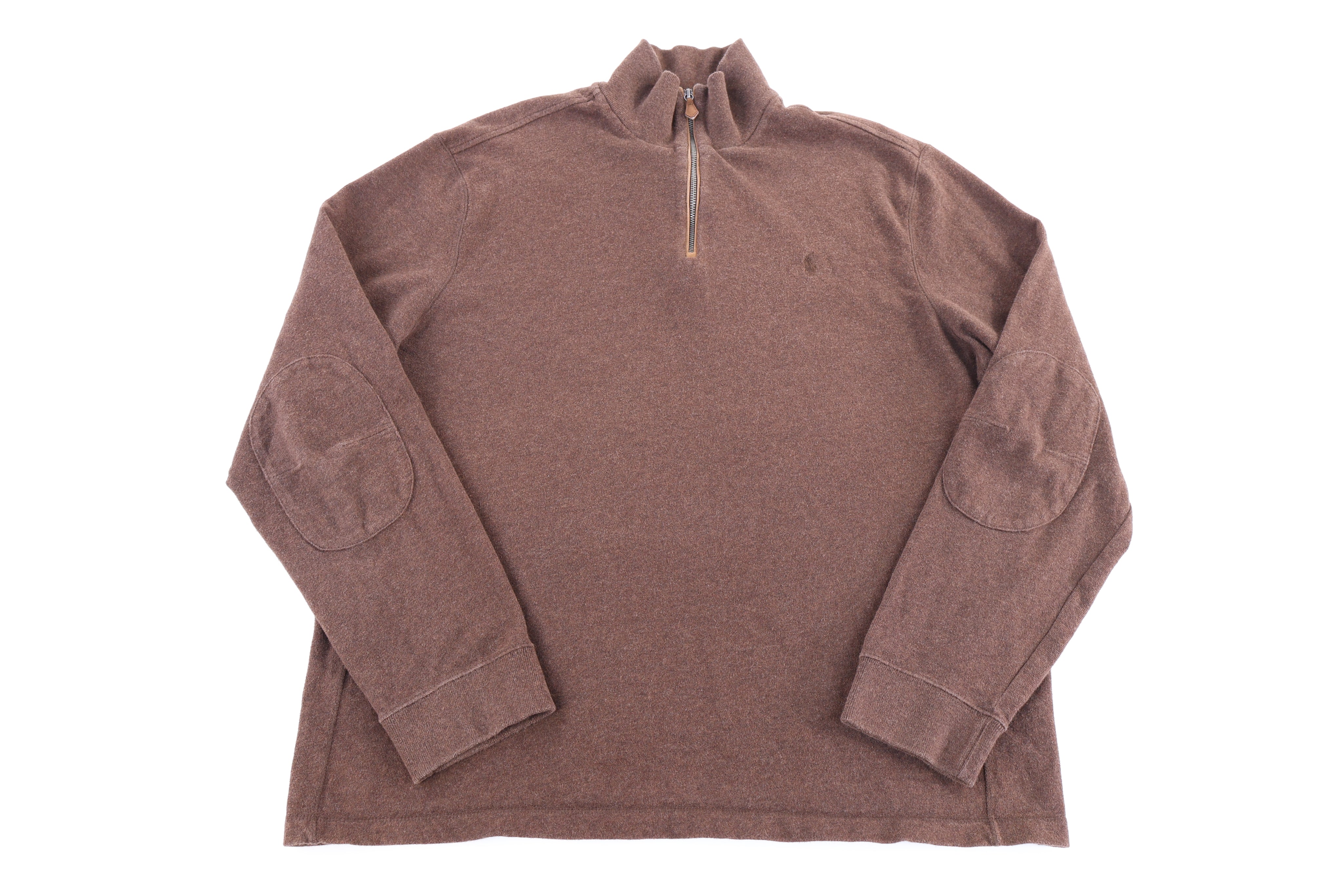 Polo by Ralph Lauren Brown Quarter Zip - Button Up - Thrifted Threads