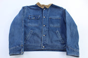 Polo by Ralph Lauren Dark Wash Denim Jacket - ThriftedThreads.com
