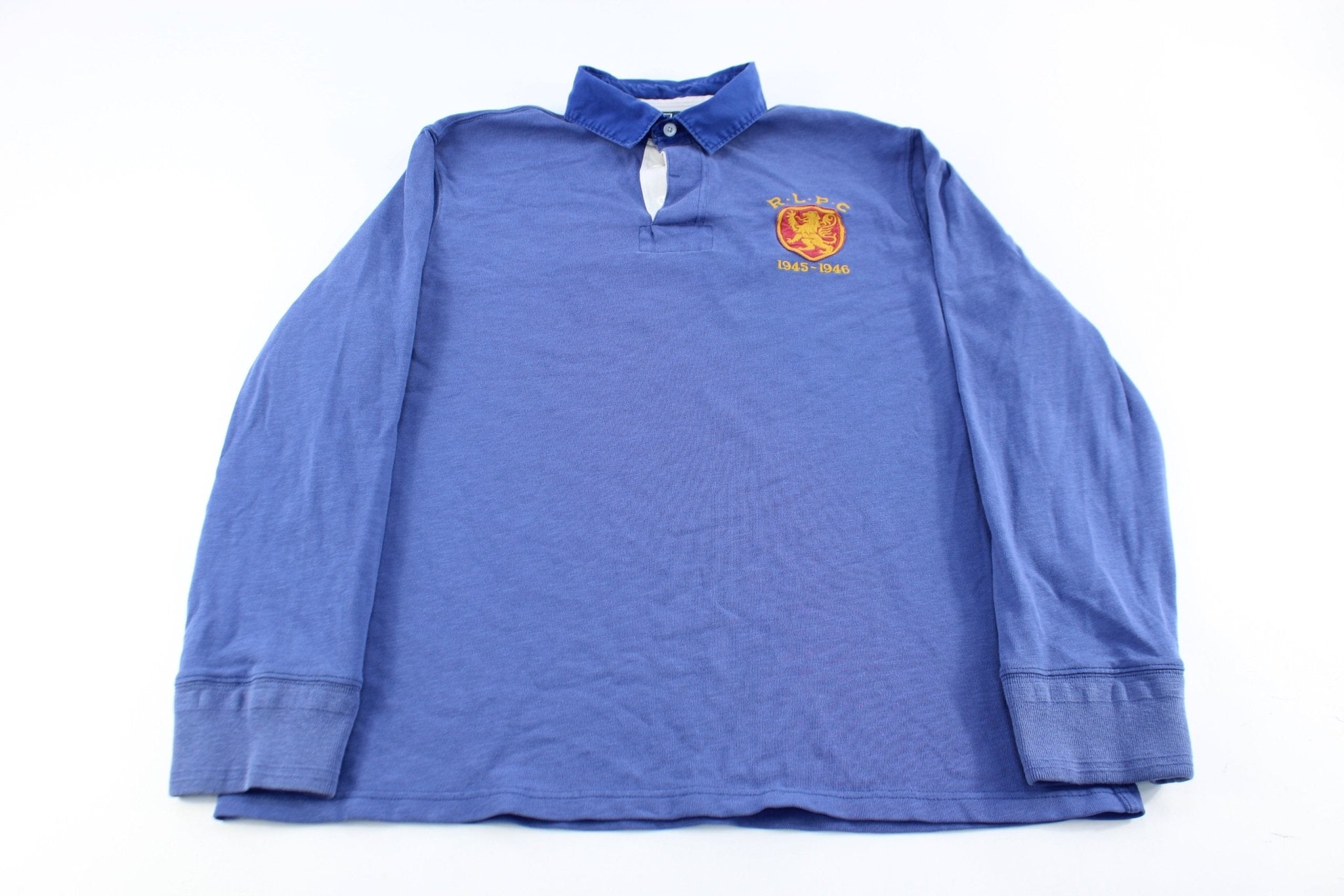Polo by Ralph Lauren Embroidered Griffin LS Button Up - ThriftedThreads.com