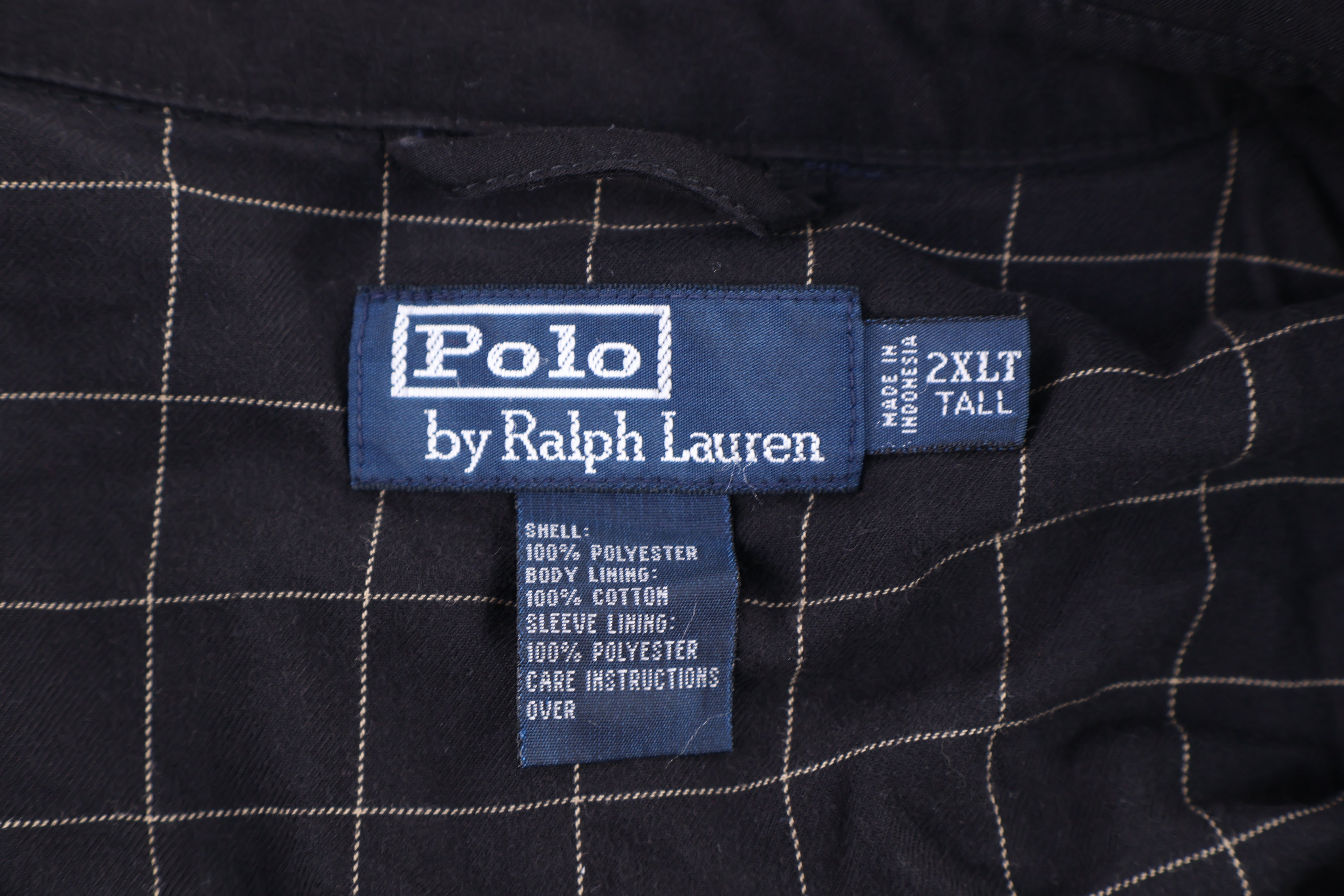Polo by Ralph Lauren Embroidered Logo Black Full Zip Jacket - Jacket - Thrifted Threads