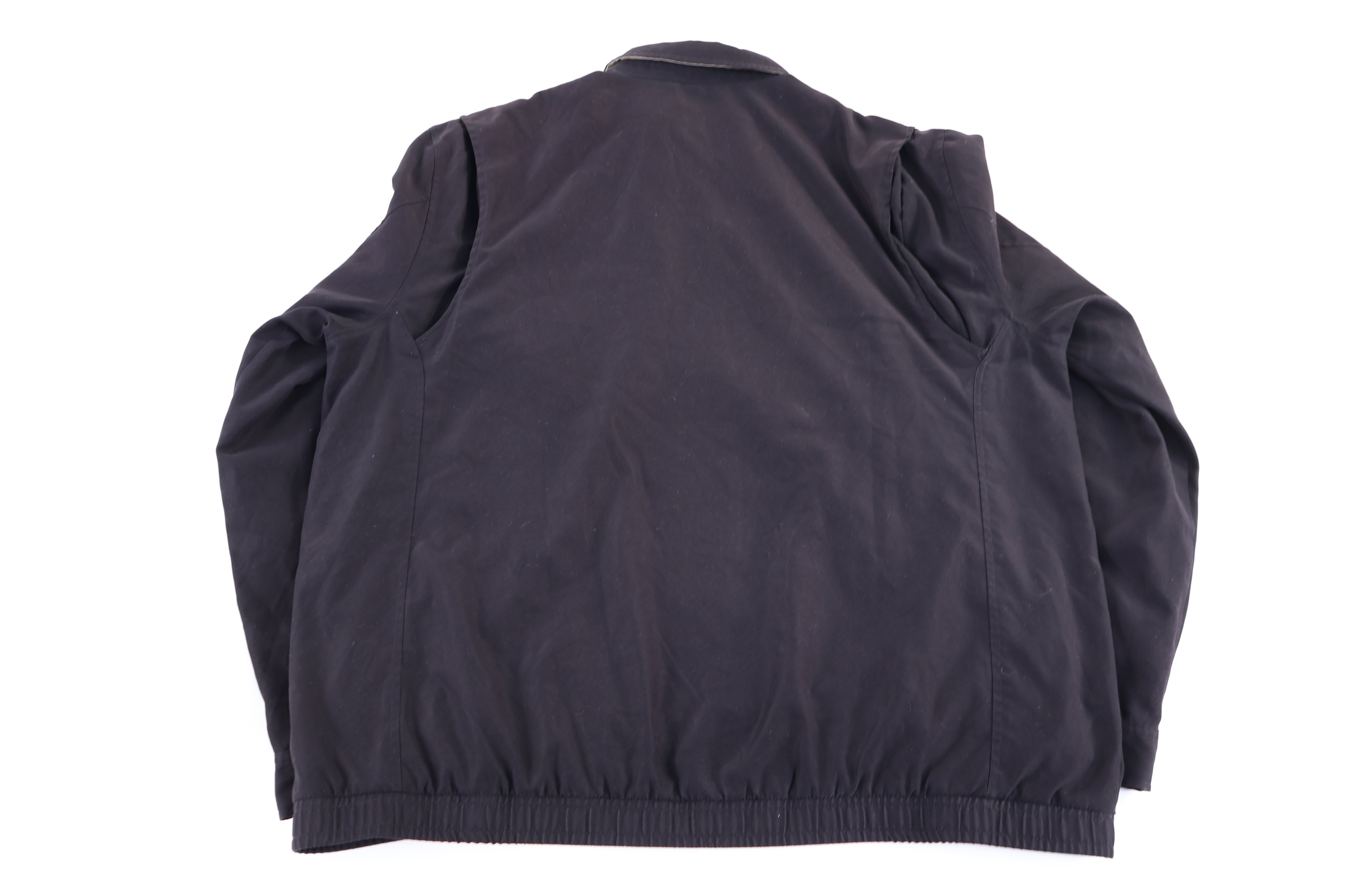 Polo by Ralph Lauren Embroidered Logo Black Full Zip Jacket - Jacket - Thrifted Threads