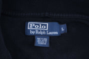 Polo by Ralph Lauren Embroidered Logo Black Full Zip Sweater - Sweater - Thrifted Threads