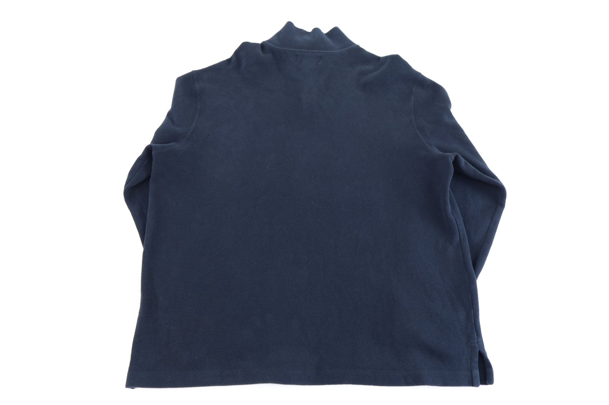 Polo by Ralph Lauren Embroidered Logo Black Quarter Zip Pullover - Sweater - Thrifted Threads