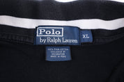 Polo by Ralph Lauren Embroidered Logo Black Quarter Zip Sweater - Sweater - Thrifted Threads