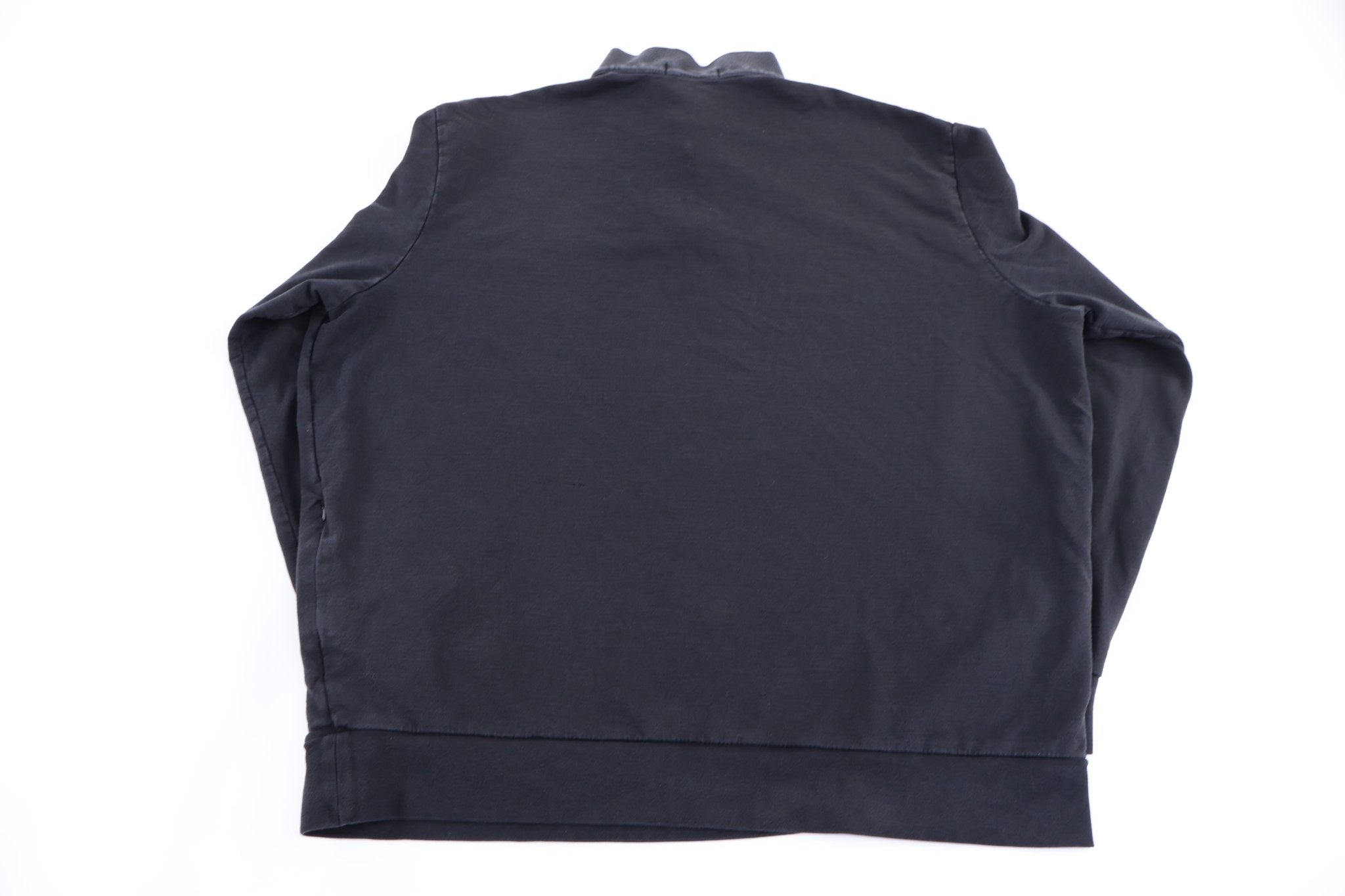 Polo by Ralph Lauren Embroidered Logo Black Quarter Zip Sweater - Sweater - Thrifted Threads