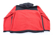 Polo by Ralph Lauren Embroidered Logo Black & Red Zip Up Jacket - ThriftedThreads.com