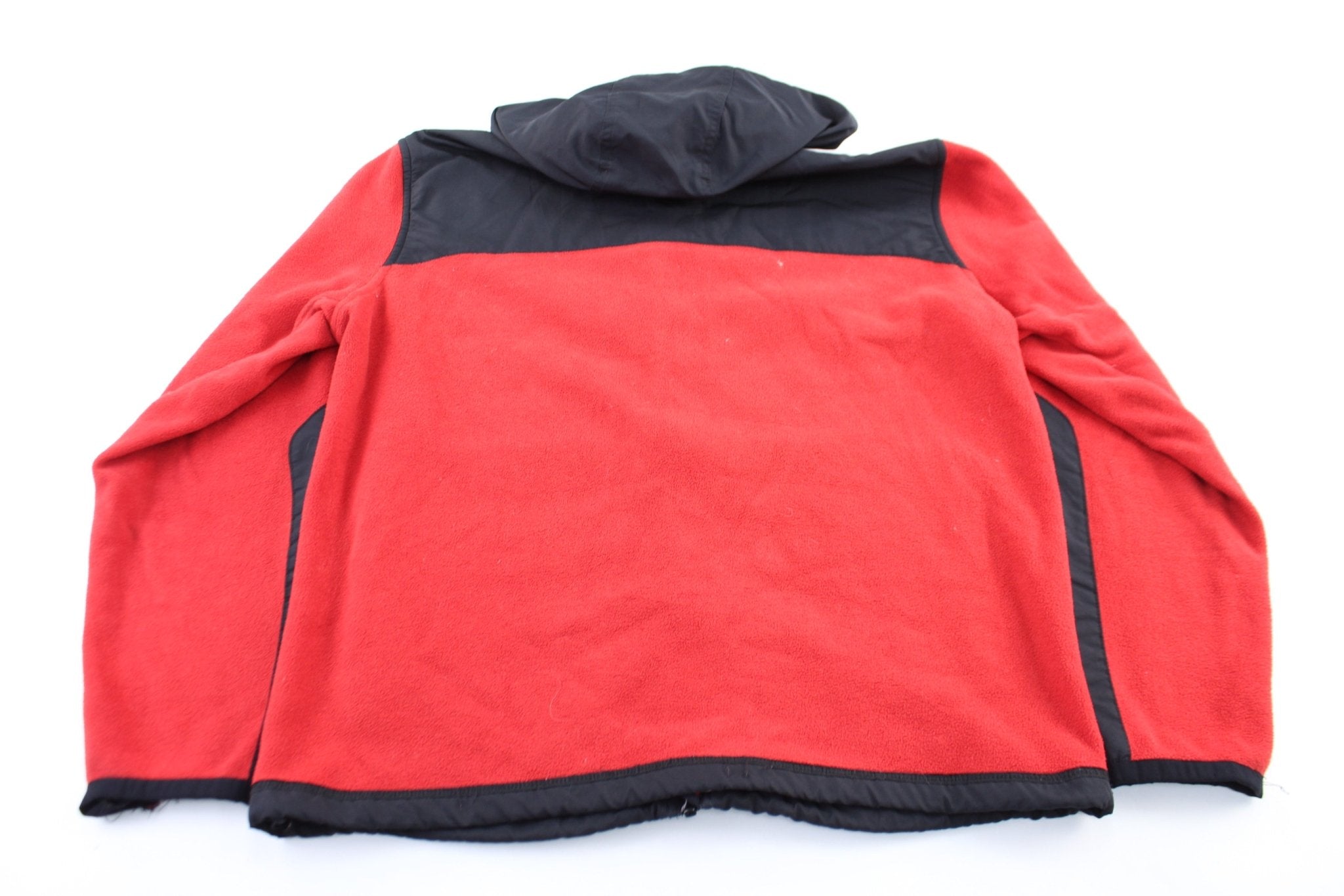 Polo by Ralph Lauren Embroidered Logo Black & Red Zip Up Jacket - ThriftedThreads.com
