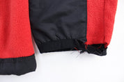 Polo by Ralph Lauren Embroidered Logo Black & Red Zip Up Jacket - ThriftedThreads.com
