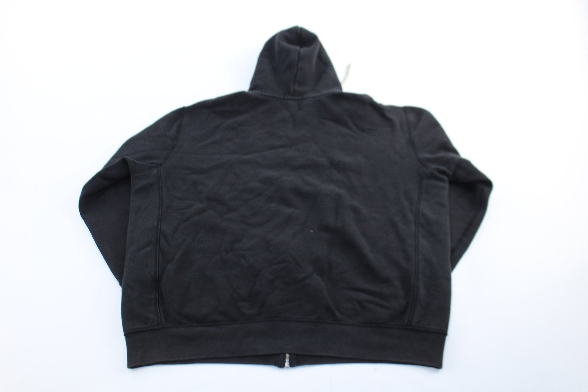 Polo by Ralph Lauren Embroidered Logo Black Zip Up Hoodie - ThriftedThreads.com