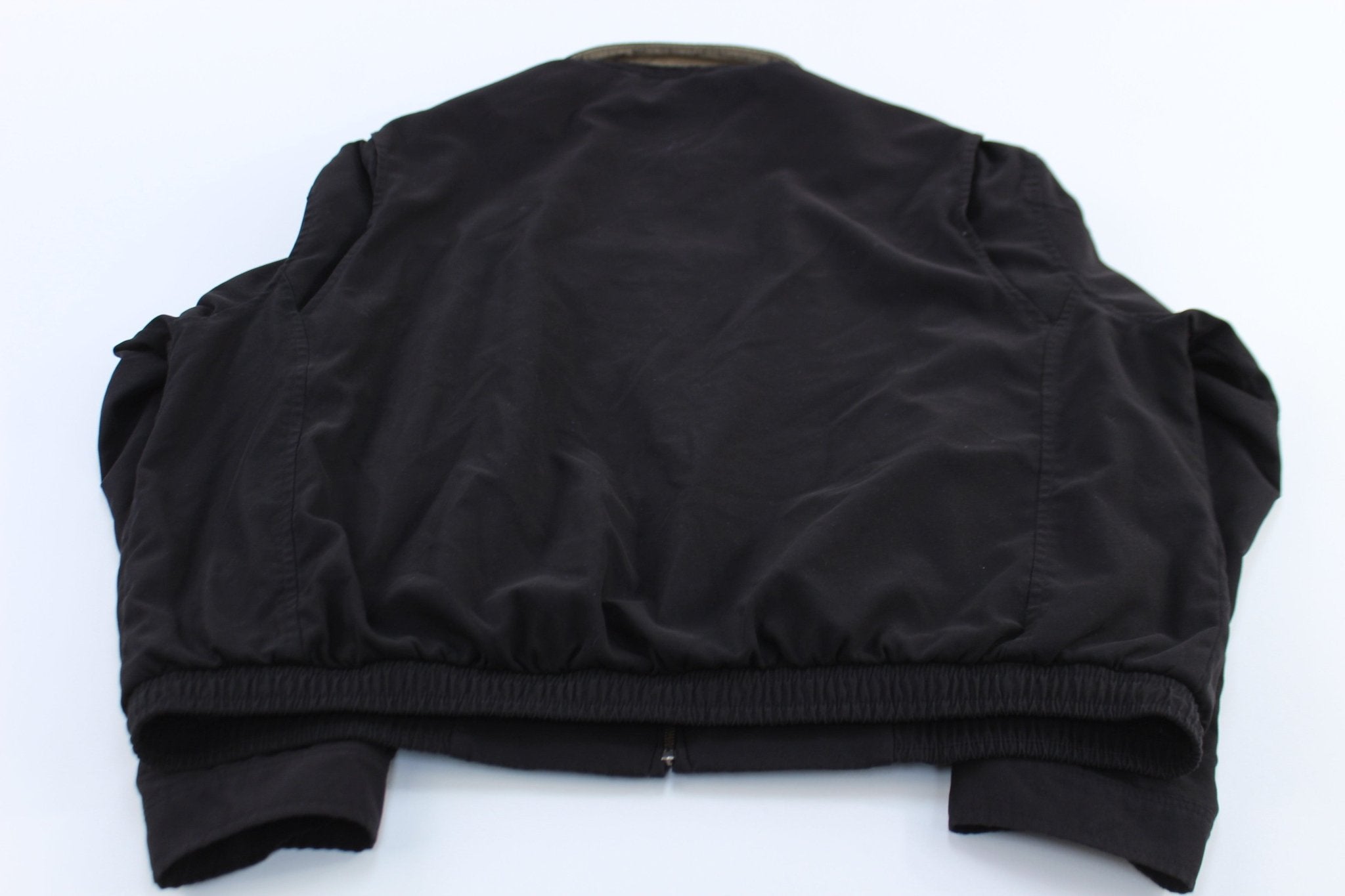 Polo by Ralph Lauren Embroidered Logo Black Zip Up Jacket - ThriftedThreads.com