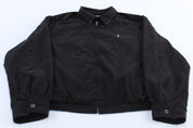 Polo by Ralph Lauren Embroidered Logo Black Zip Up Jacket - ThriftedThreads.com