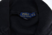 Polo by Ralph Lauren Embroidered Logo Black Zip Up Sweater - Sweater - Thrifted Threads