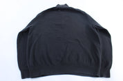 Polo by Ralph Lauren Embroidered Logo Black Zip Up Sweater - Sweater - Thrifted Threads