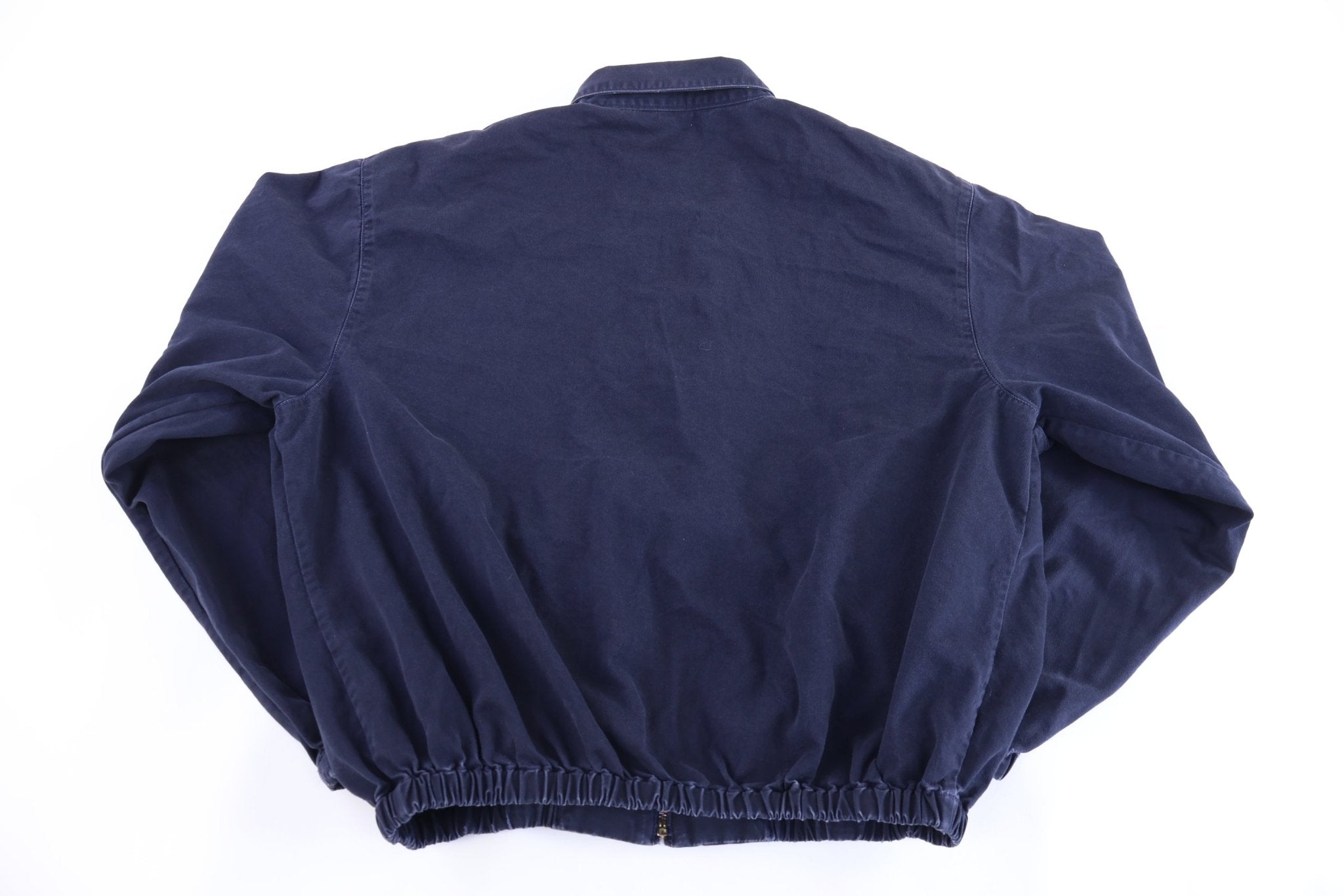 Polo by Ralph Lauren Embroidered Logo Blue Full Zip Jacket - Jacket - Thrifted Threads