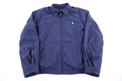 Polo by Ralph Lauren Embroidered Logo Blue Full Zip Jacket - Jacket - Thrifted Threads