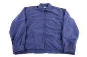 Polo by Ralph Lauren Embroidered Logo Blue Full Zip Jacket - Jacket - Thrifted Threads