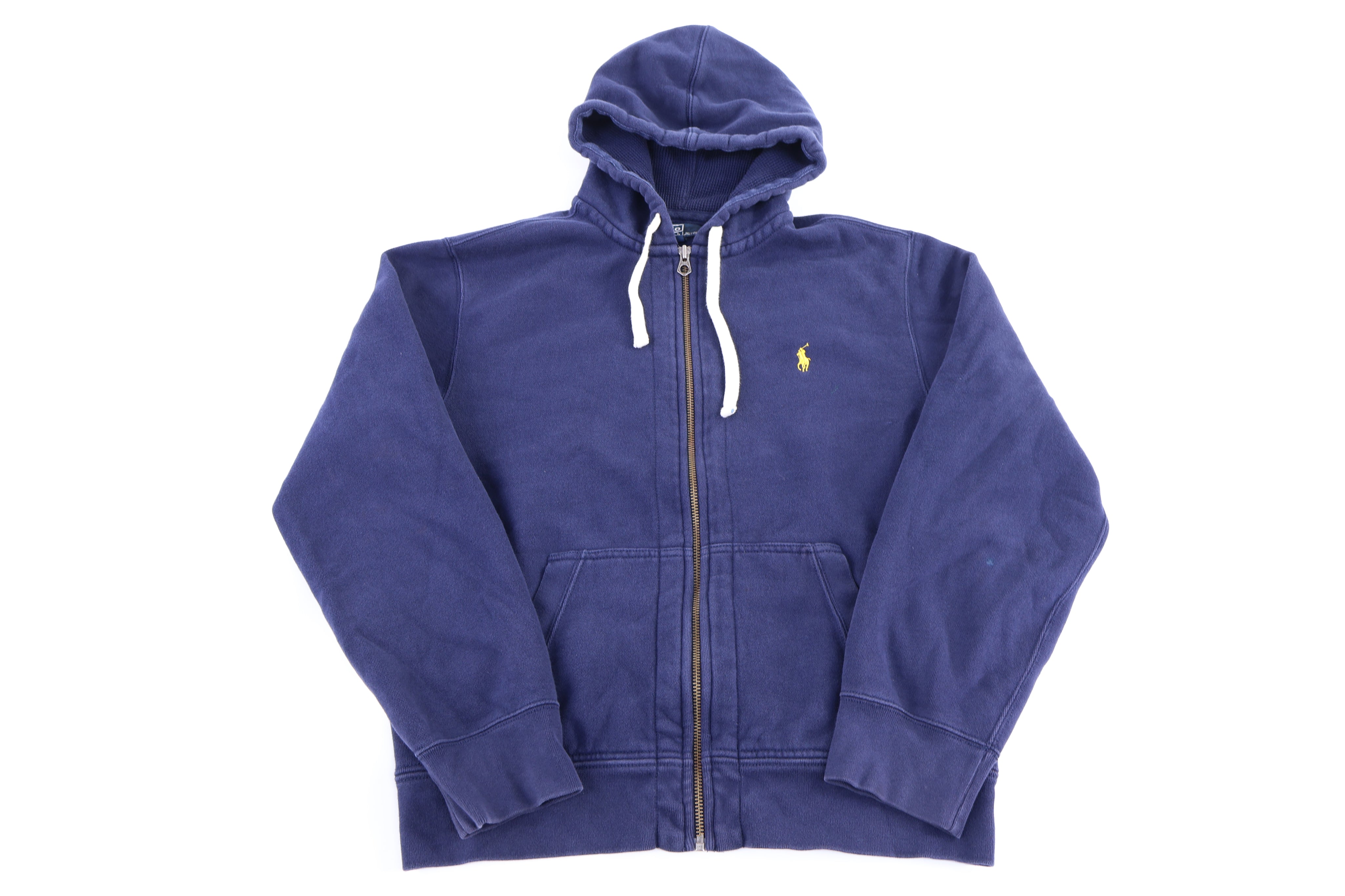 Polo by Ralph Lauren Embroidered Logo Blue Full Zip Jacket - Jacket - Thrifted Threads