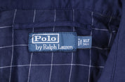 Polo by Ralph Lauren Embroidered Logo Blue Full Zip Jacket - Jacket - Thrifted Threads