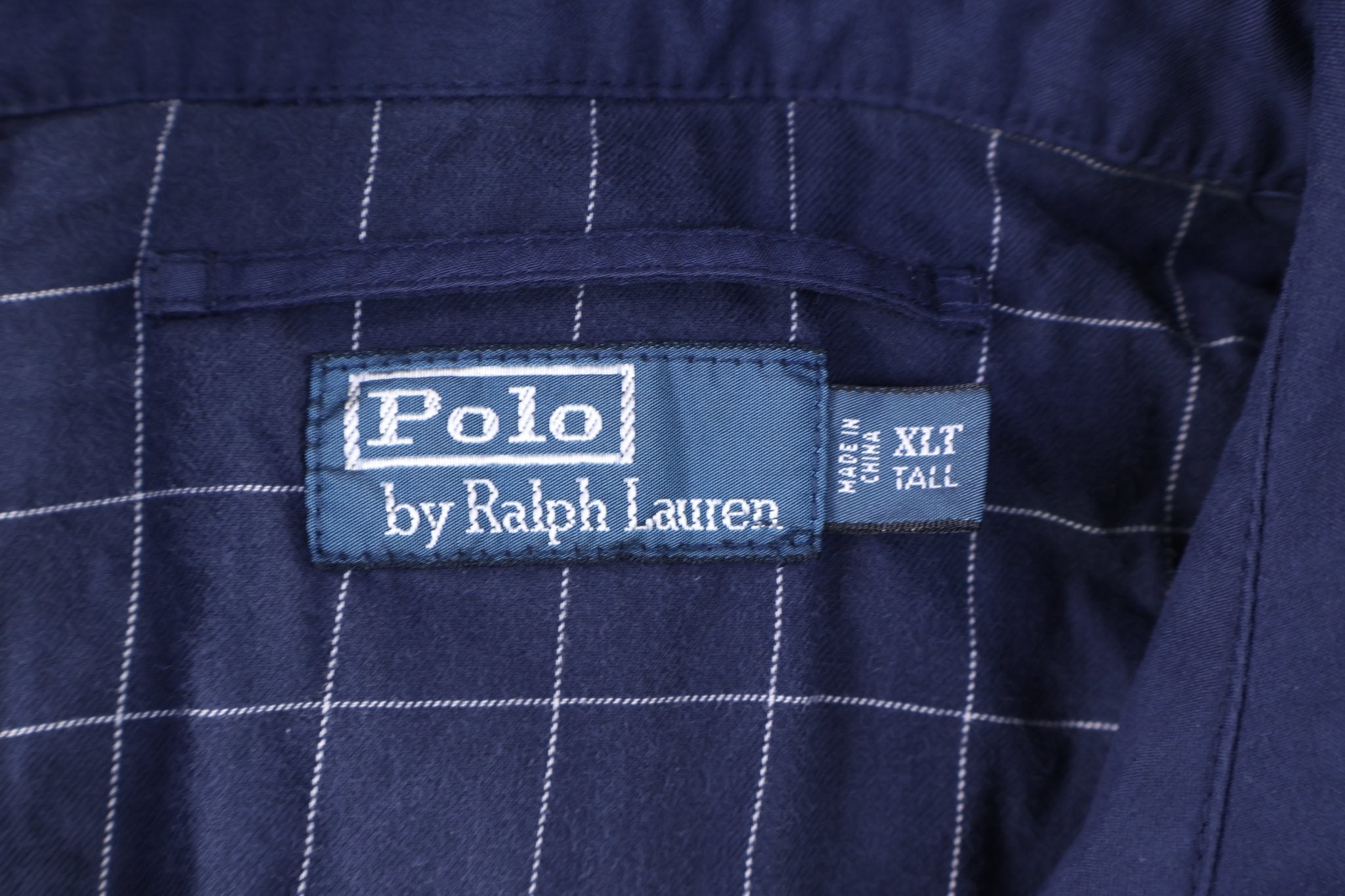 Polo by Ralph Lauren Embroidered Logo Blue Full Zip Jacket - Jacket - Thrifted Threads