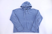 Polo by Ralph Lauren Embroidered Logo Blue Hooded Pullover - Sweater - Thrifted Threads