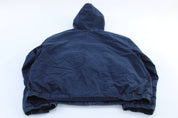 Polo by Ralph Lauren Embroidered Logo Blue Hooded Zip Up Jacket - ThriftedThreads.com
