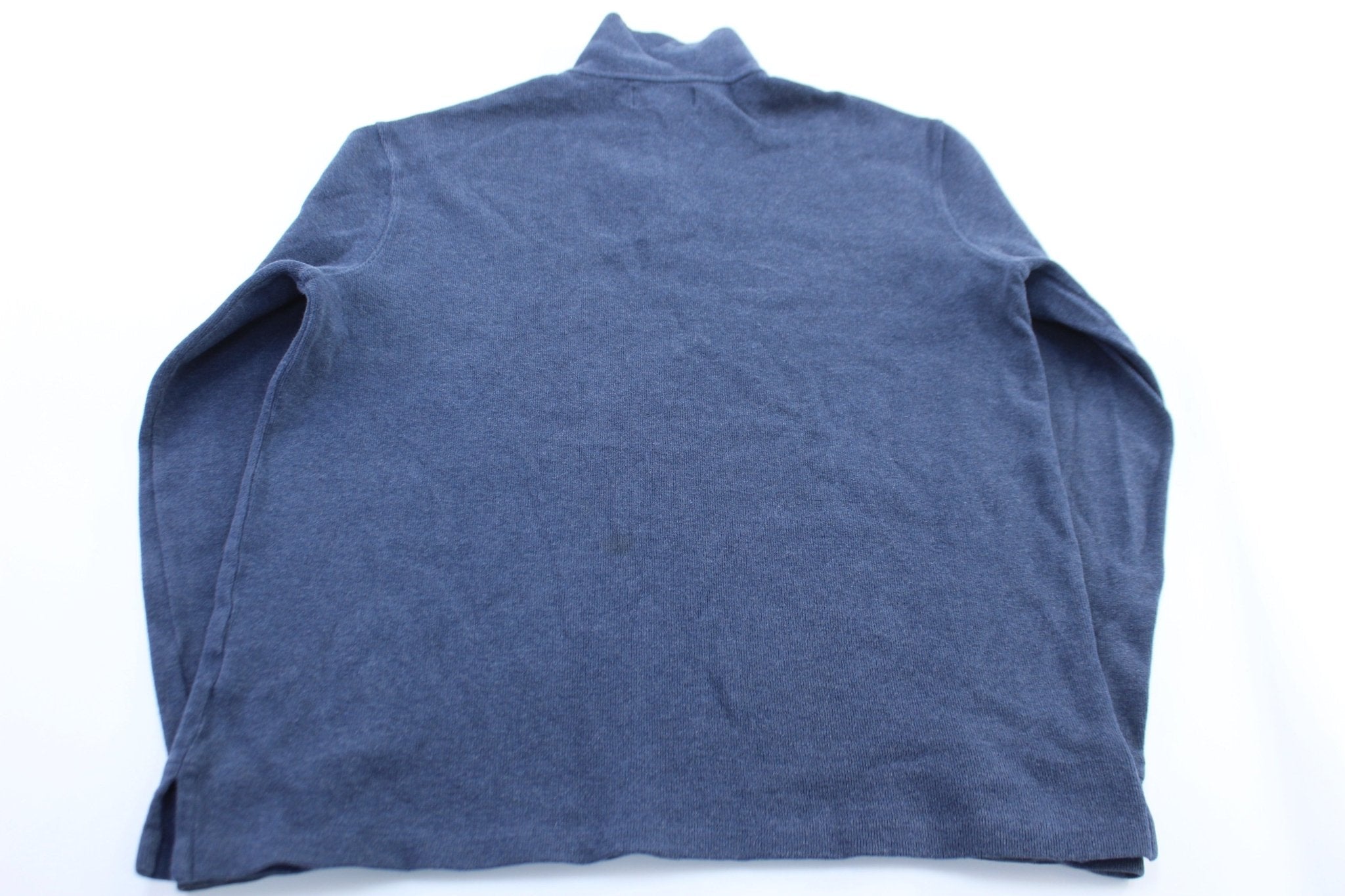 Polo by Ralph Lauren Embroidered Logo Blue Pullover Sweater - Sweater - Thrifted Threads