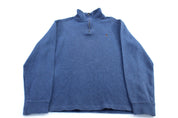 Polo by Ralph Lauren Embroidered Logo Blue Pullover Sweater - Sweater - Thrifted Threads