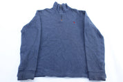 Polo by Ralph Lauren Embroidered Logo Blue Pullover Sweater - Sweater - Thrifted Threads