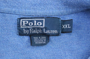 Polo by Ralph Lauren Embroidered Logo Blue Quarter Zip Sweater - Sweater - Thrifted Threads