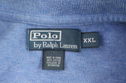 Polo by Ralph Lauren Embroidered Logo Blue Quarter Zip Sweater - Sweater - Thrifted Threads