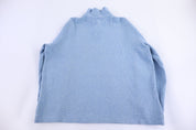 Polo by Ralph Lauren Embroidered Logo Blue Quarter Zip Sweater - Sweater - Thrifted Threads