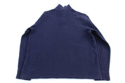 Polo by Ralph Lauren Embroidered Logo Blue Quarter Zip Sweater - Sweater - Thrifted Threads